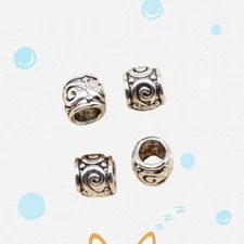 90 Pcs Multicolor Tibetan Silver Arabesquitic Spacer Beads 9X9X8MM Diy L13908