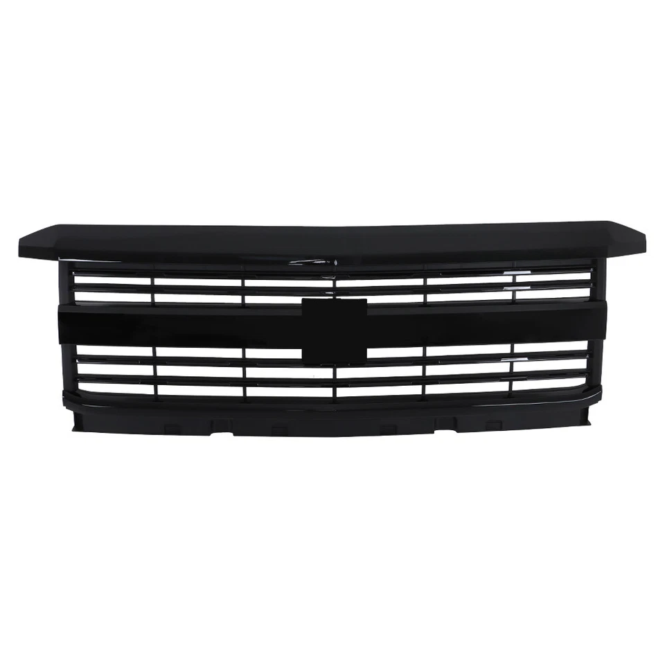 Black Front Grille Assembly For Chevrolet Silverado 2500 HD 2015 2016-2019 Foto 3 de 4