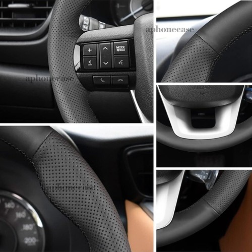 Sewing Steering Wheel Wrap Cover Leather Interior Wrap For Tesla Model 3 2024-25 - Picture 9 of 13