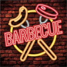 Neon BBQ Lunch Napkins Paper 16 Pack Summer Barbecue Tableware Supplies