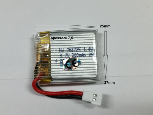 Batterie a litio di polimery 3.7 v varie mha droni elicopter drenaggio alto - Foto 20 di 22