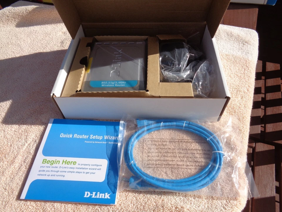 NEW NOS $99 D-Link Systems WBR-1310 4-Port Wireless-G 54Mbps Router L@@K ! - Image 2 of 3