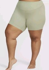 Nike Zenvy InfinaSoft Women 1X High-Waisted Gentle Support Biker Shorts MSRP 60