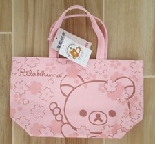 Rilakkuma Store Tokyo Station Lunch Tote Bag Sakura Limited Edition