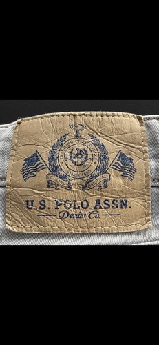 US POLO ASSN Denim Jeans Mens Size W30 L26 Blue Distressed REGALLO SKINNY USPA - Picture 4 of 19