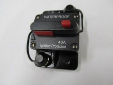 Waterproof Car Circuit Breaker Fuse Reset 40 Amp 12V-24V DC Car Boat Auto. NEW 