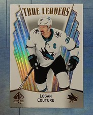 2021-22 SP Authentic True Leaders #TL-23 Logan Couture - San Jose Sharks