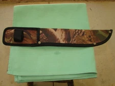 LARGE CAMO SHEATH FOR HUNTING KNIFE 8 INCH BLADE     2265