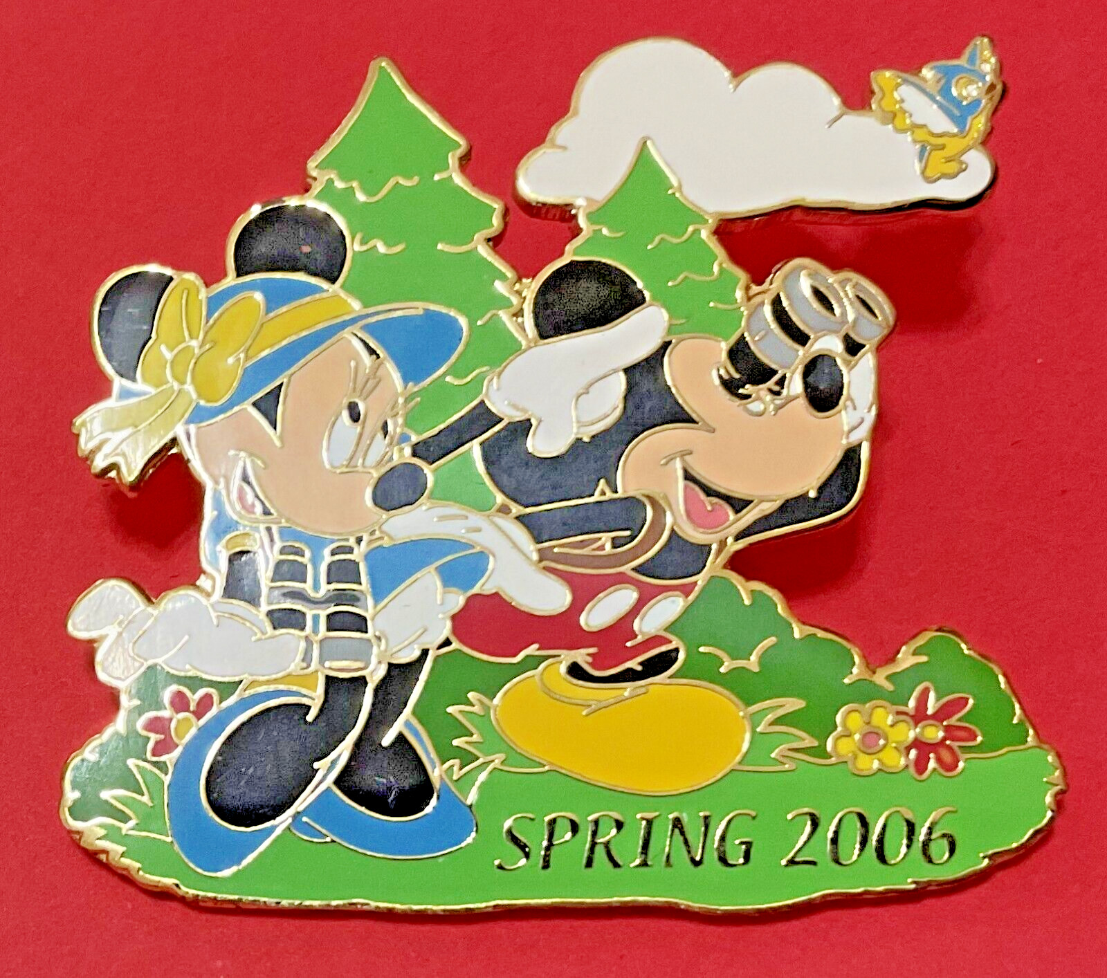 Disney Pin 46961 WDW - Spring 2006 - Mickey and Minnie  LIMITED EDITION NOC