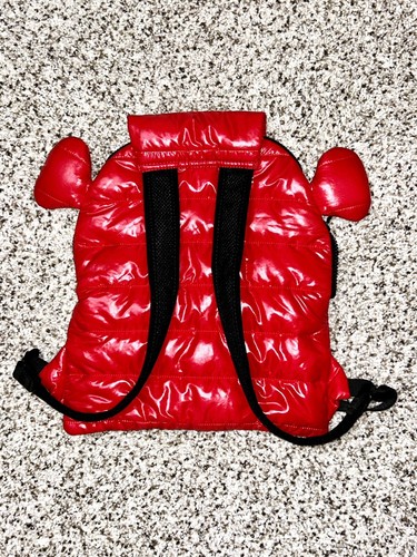 Moncler Red Zaino Occhi Puffer Kids Backpack Small - Picture 2 of 15