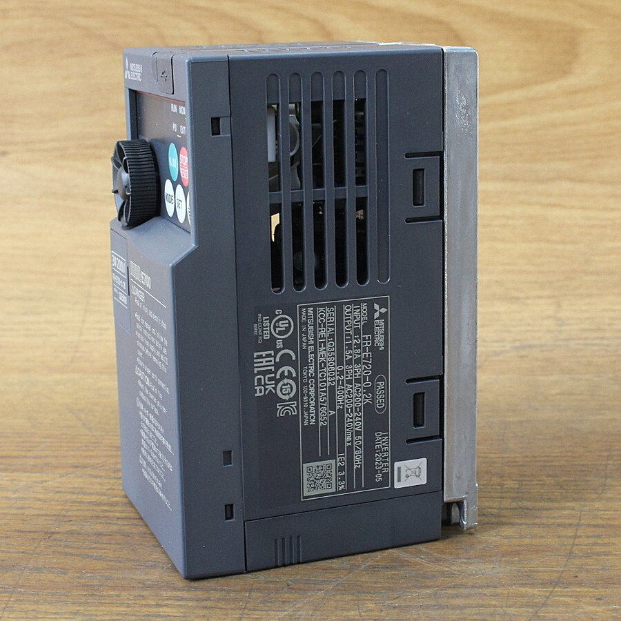 Mitsubishi FR-E720-0.2K FRE72002K Inverter VFD 0.2kW 3-Phase Mitsubishi FR-E720-0.2K FRE72002K Inverter VFD 0.2kW 3-Phase