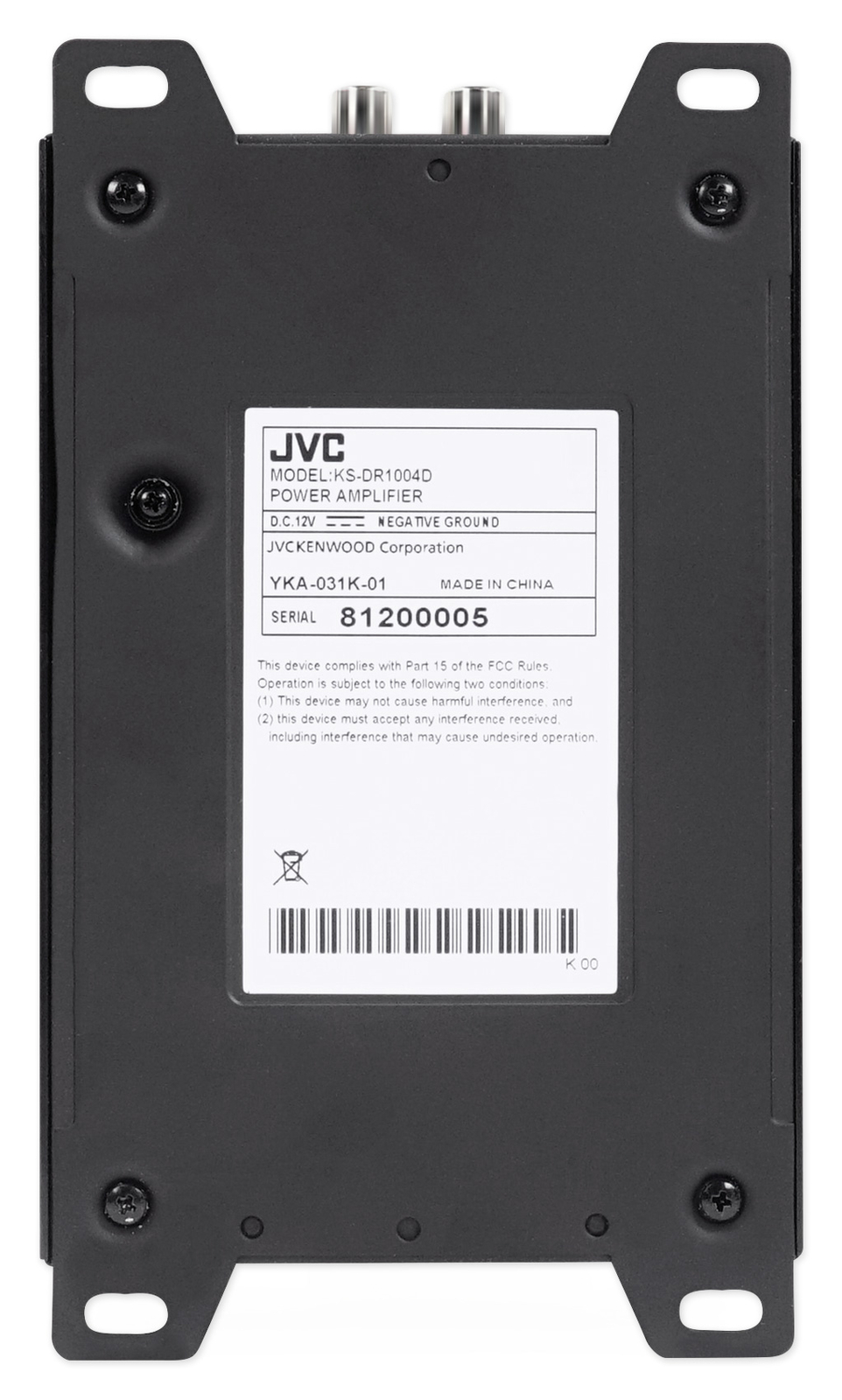 4-канальный морской усилитель JVC KS-DR1004D мощностью 400 Вт для Polaris RZRATVUTVCart