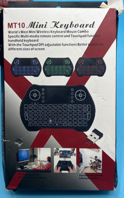 MT10 Mini Keyboard, World's Most Mini Wireless Keyboard and Mouse Combo 