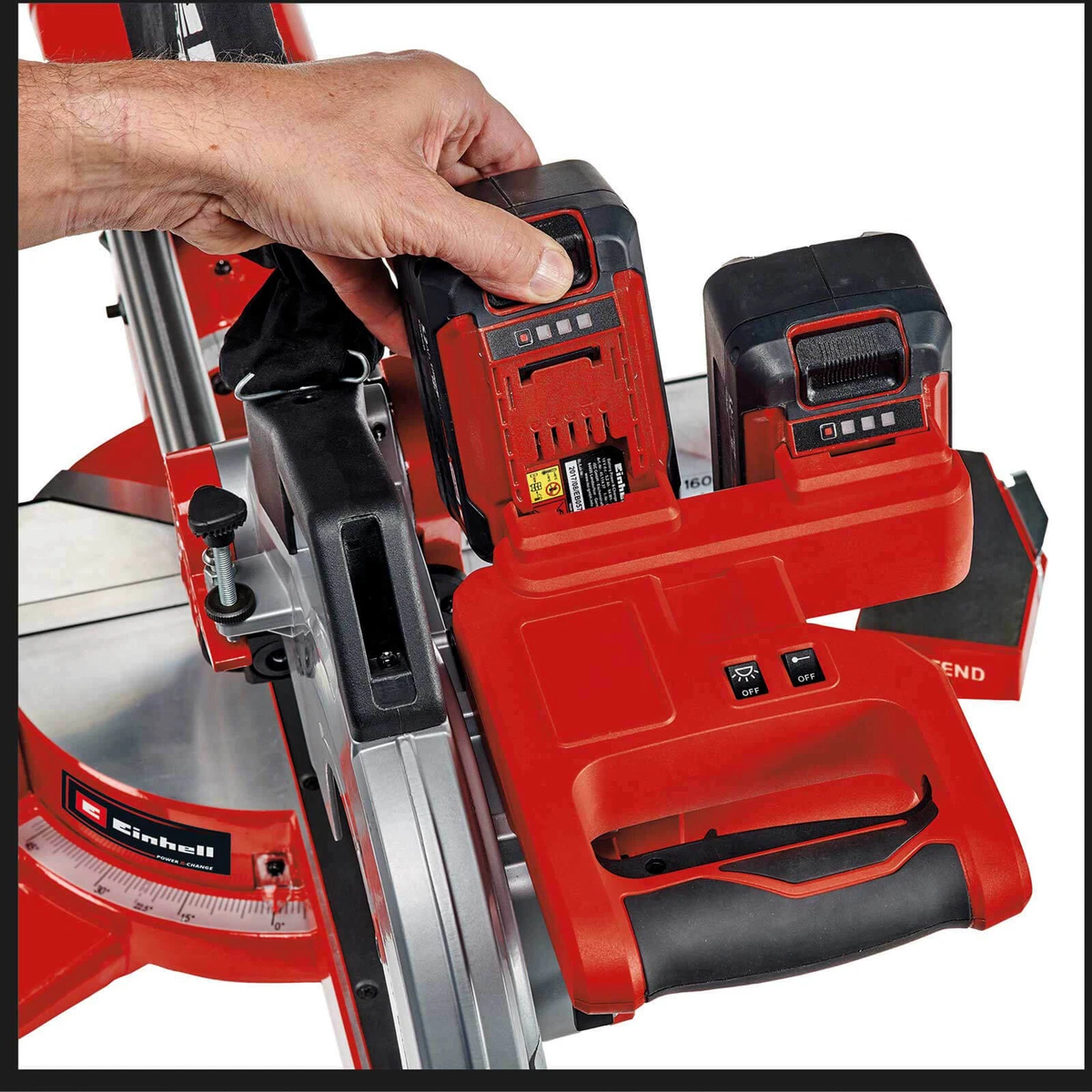 Einhell cordless 2025 sliding mitre saw