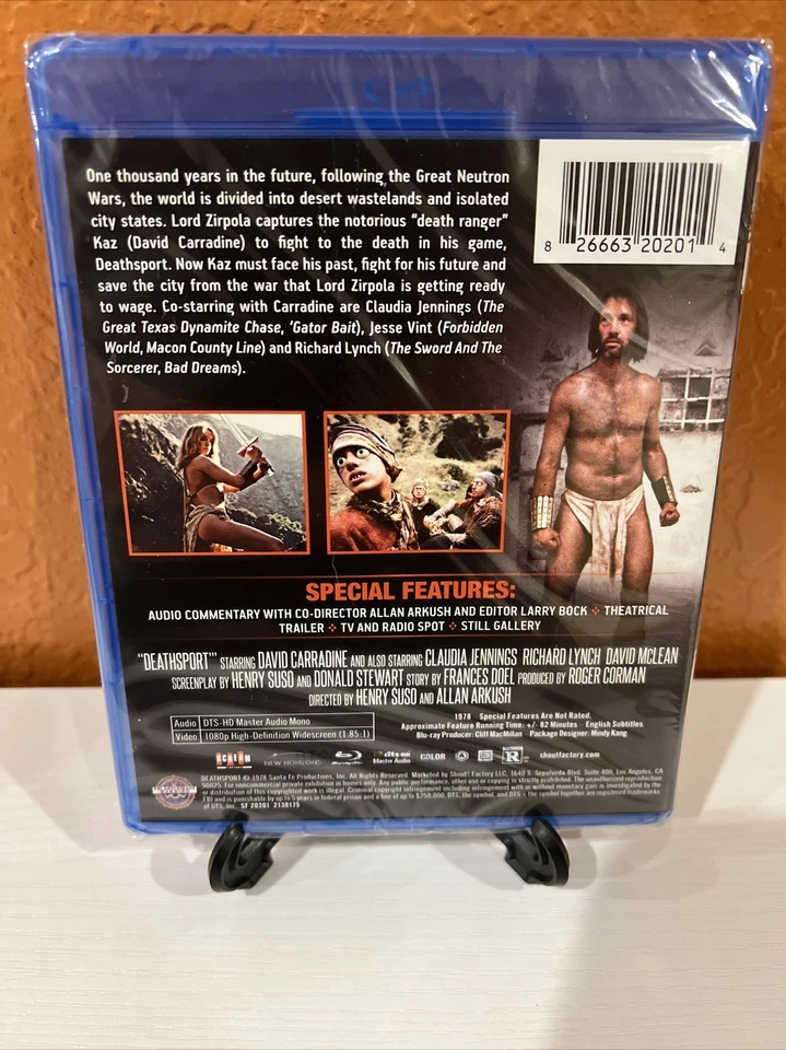 DEATHSPORT (1978) BLU-RAY SCREAM FACTORY EXCLUSIVE LIMITED EDITION OF 1000 NEW - Image 2 of 4