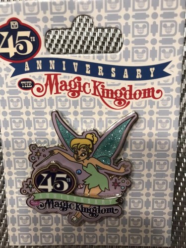 Disney 45 Anniversary Magic Kingdom Tinkerbell PIN - 第 1/4 張圖片