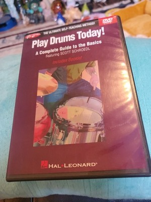 Play Drums Today (DVD, Pro-line Publications) Self-Teaching Method W/ Case,guide