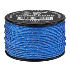 Atwood Tactical Micro Utility Cord Reflective 1.18mm X 125ft (Blue Reflective)