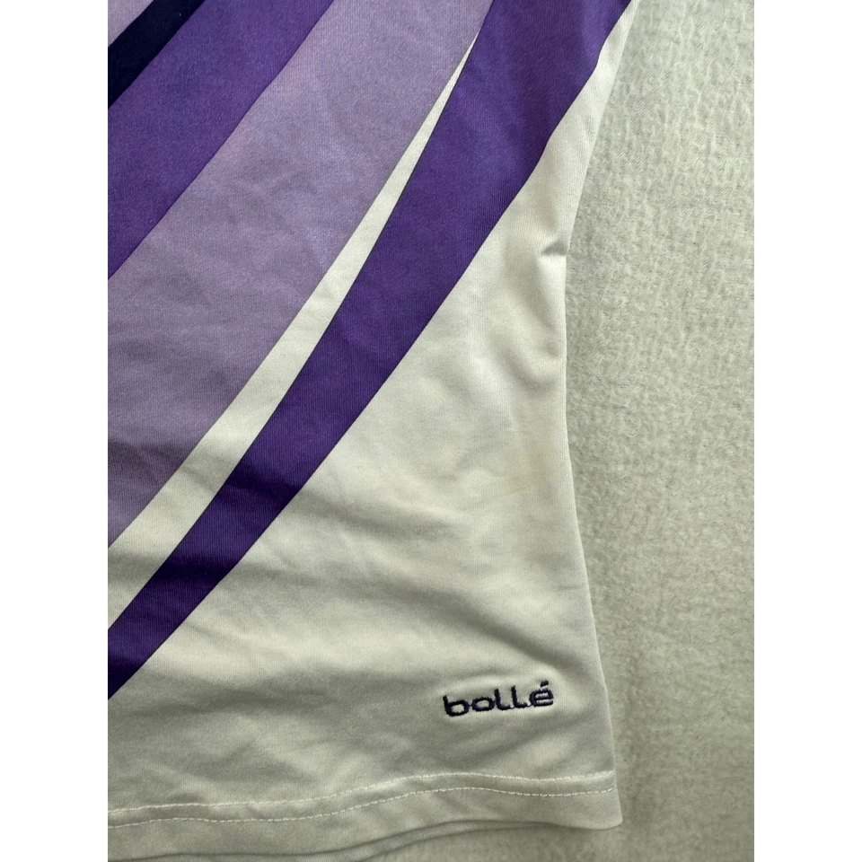 Camiseta sin mangas deportiva Bollé púrpura a rayas sin mangas talla M Foto 3 de 4