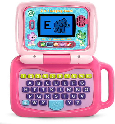 LeapFrog 2-in-1 LeapTop Touch, Pink Learning Toy for Toddlers & Preschoolers