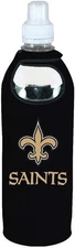New Orleans Saints 1/2 Liter Water Soda Bottle Beverage Insulator Holder...