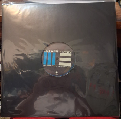 Eminem Jack White 12'' Vinyl Record Single Live At Ford Field NFL Detroit TMR