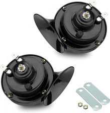2 PCS 300DB Super Loud Train Horn, 12V Waterproof Air Electric Snail Double