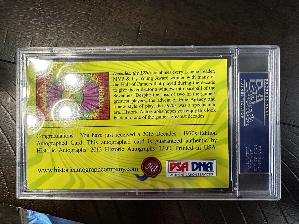 Bob Gibson 2013 Historic Autographs #29 - Image 3 of 4