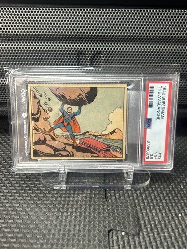 1940 Gum Inc Superman #33 The Avalanche — PSA 3.5