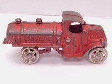 Antique Arcade A. C. Williams Cast Iron Gasoline Tanker Truck 5"