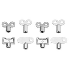 8 Pcs Radiator Bleed Valve Keys Zinc Alloy Heater Plumbing Key Air Release Tool