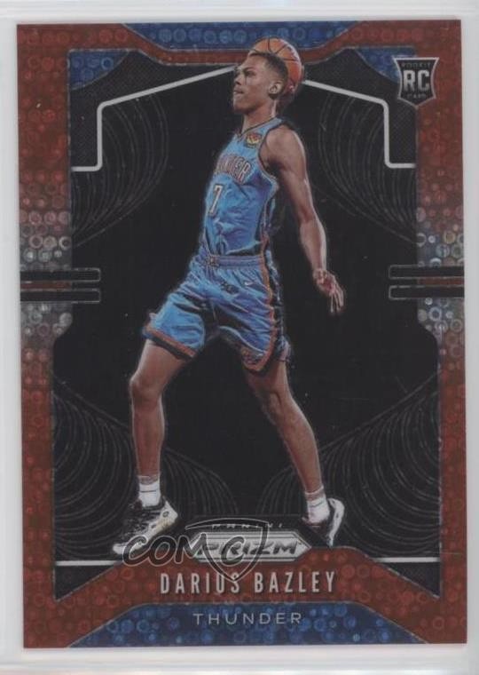 2019-20 Panini Prizm Fast Break Red 119/125 Darius Bazley #289 Rookie RC 5xx
