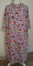 Vintage Carole MuuMuu Housedress Gown sz LM Cottagecore Grannycore Made in USA