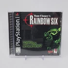 Rainbow Six (PlayStation 1 PS1) Black Label CIB COMPLETE & TESTED