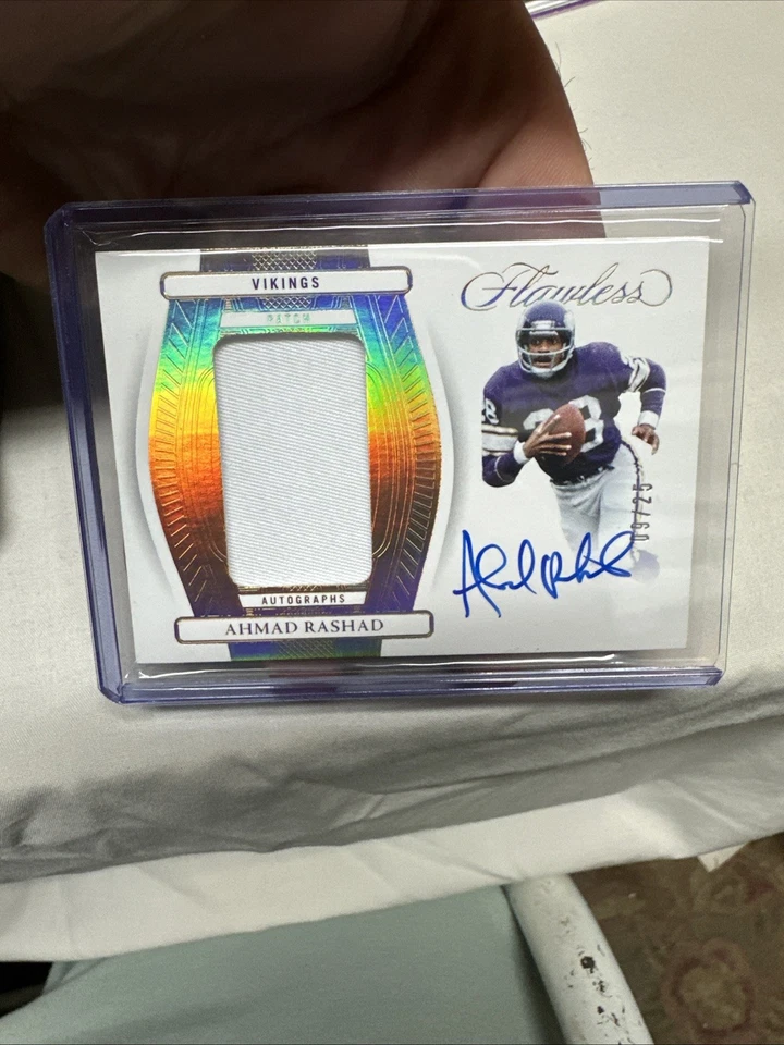 Parche autógrafos Panini impecable 2024 Ahmad Rashad #PA-ARD/25 Foto 2 de 3