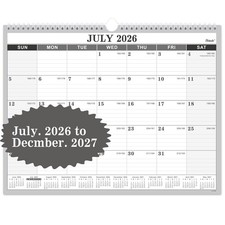 Calendar 2026-2027 - Wall Calendar 2026-2027, Jul. 2026 - Dec. 2027