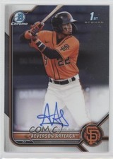 2022 Bowman Chrome Prospect Auto Aeverson Arteaga #CPA-AA Auto 15r3