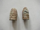 2 Civil War Relics 3 Ringer Rifle Bullets from Gettysburg Conflict/Skirmish