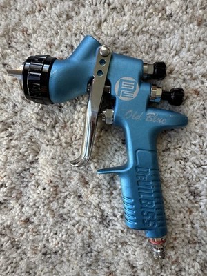 DeVilbiss Tekna  Old Blue  Professional Spray Gun 1.3 7E7 Aircap Limited Edition