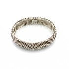 Tiffany & Co Somerset Mesh Weave Sterling Bracelet & Ring Lot of 2 #S5245-3 — photo 3