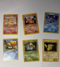 Pok mon TCG Base Set Cards