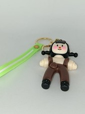 Cute Cartoon Boy Doll Keychain Silicone Key Ring Bag Charm Strap Pendant Gift