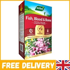 Fish, Blood and Bone Natural Plant Food 4 kg - All Purpose Fertilizer for Growth 4.50 per kilo