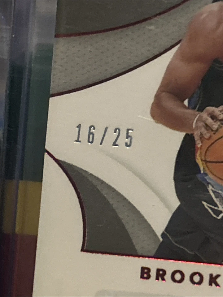 2020-21 Panini Immaculate Spencer Dinwiddie #II-SDI Immaculate Ink Red /25 - Image 4 of 4