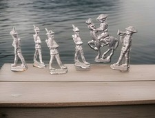 Soft Lead Barclay Toy Soldiers and Horse As-is Display