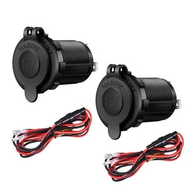 2 Pack Zigarettenanzünder Buchse 12V Outlet Universal für Auto Geländewagen