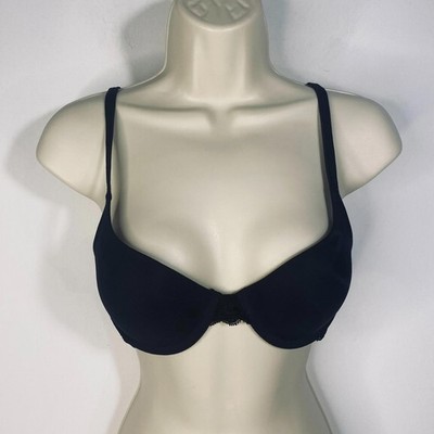 Nwt Express Black Bra Size 34B Lightly Padded Lined With Lace