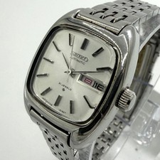 SEIKO Ladies Vintage Automatic Watch 2706-3030 Square Silver Dial 15cm 5.9in