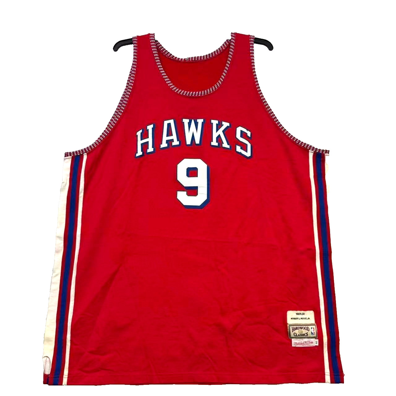 Mitchell & Ness Hardwood Classics Bob Pettit #9 Atlanta Hawks 1957-58 Throwback