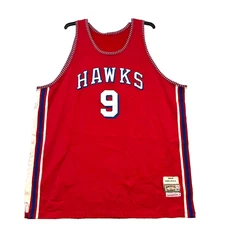 Mitchell & Ness Hardwood Classics Bob Pettit #9 Atlanta Hawks 1957-58 Throwback